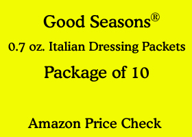 Link to Good Seasons 10 packet italian seasoning on Amazon