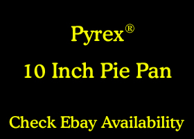 Pyrex 10 inch pie pan