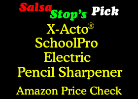 link to X-Acto SchoolPro electric pencil sharpener on Amazon